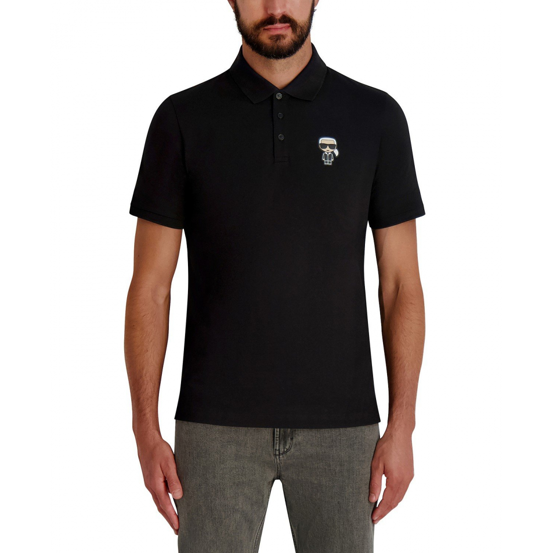 Polo '3-Button Placket Short-Sleeve' pour Hommes