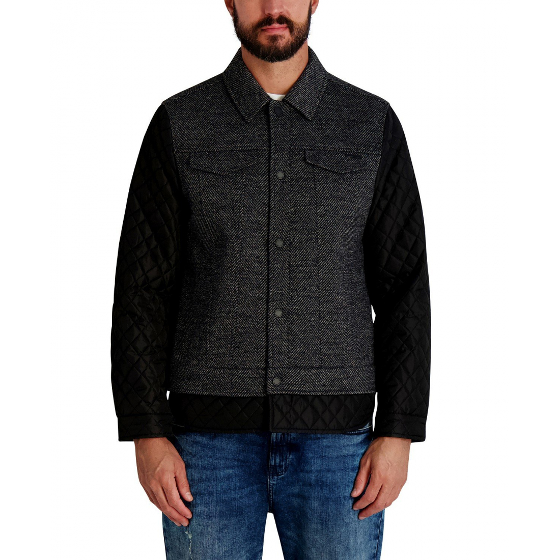 Veste 'Quilted' pour Hommes