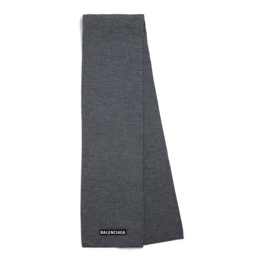 Men's 'Patch' Wool Scarf