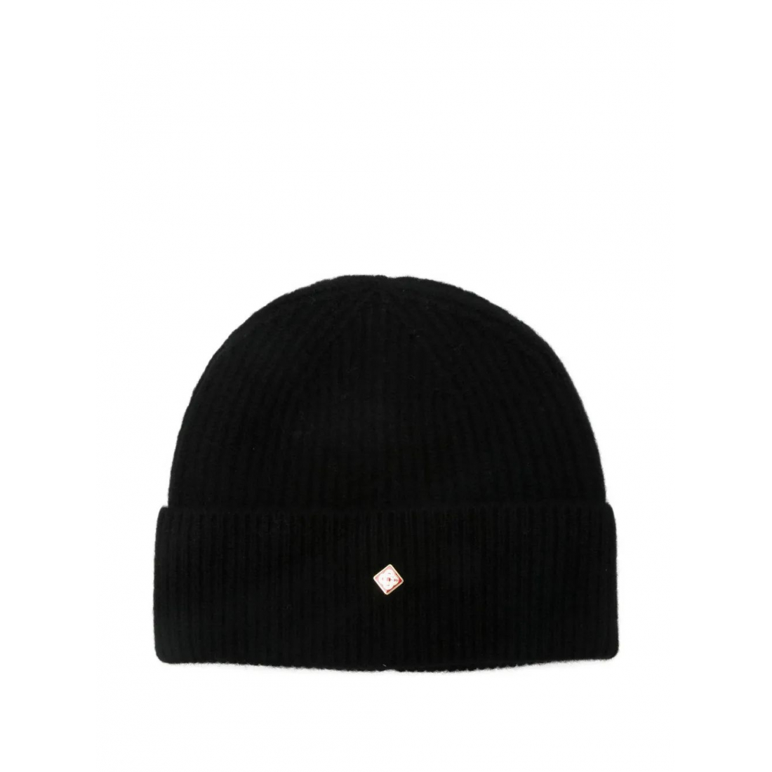 'Ribbed Logo' Beanie