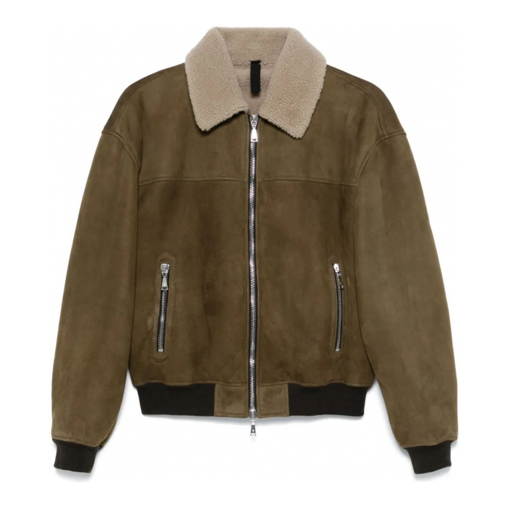 Blouson bomber 'Shearling-Collar' pour Hommes