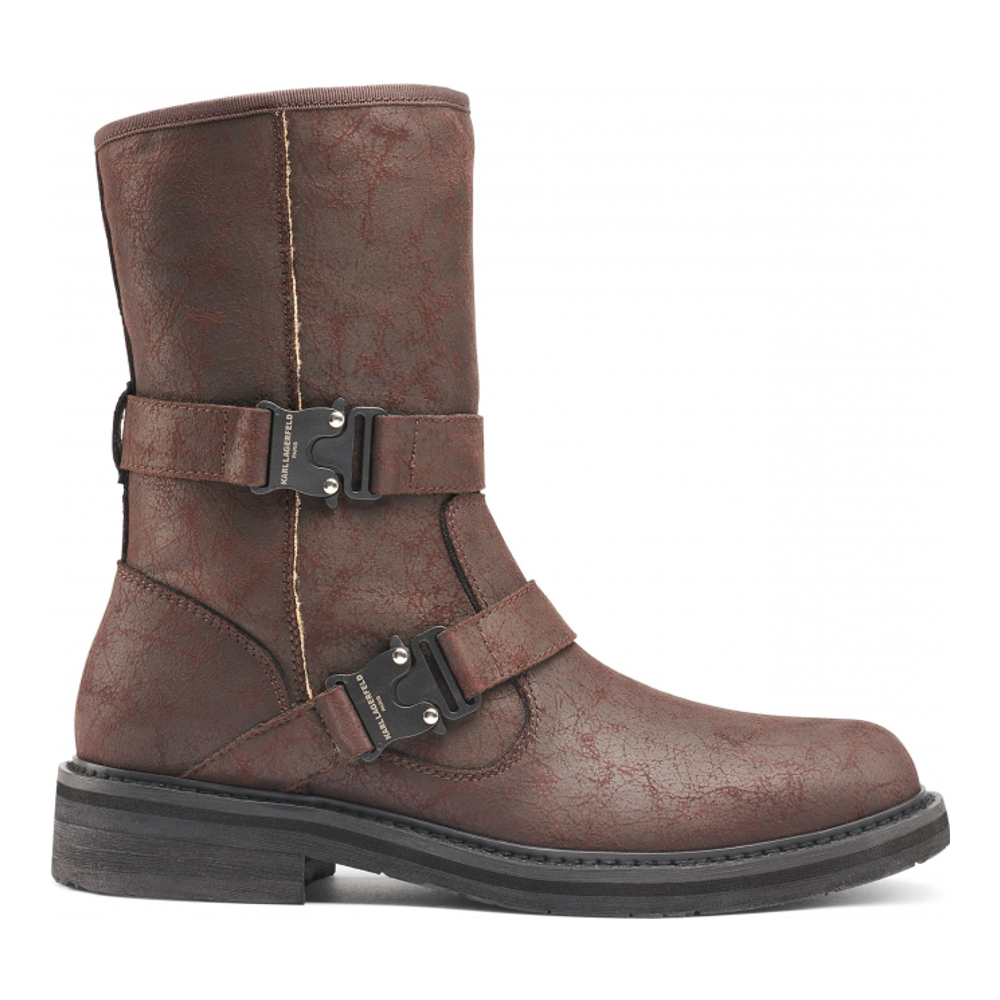 Men's 'Faux Shearling Lined Double' Long Boots