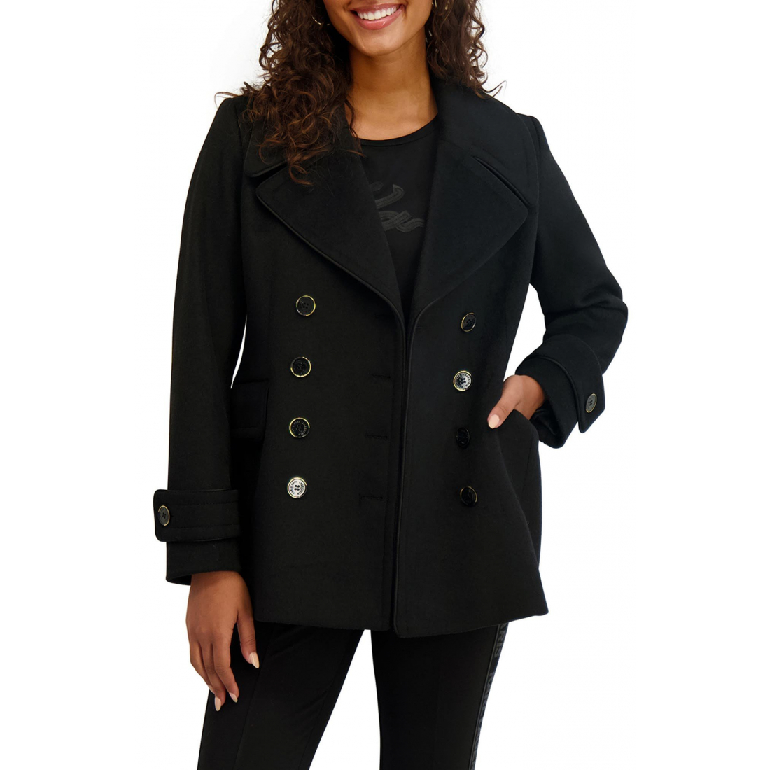 Manteau 'Piped Double Breasted' pour Femmes