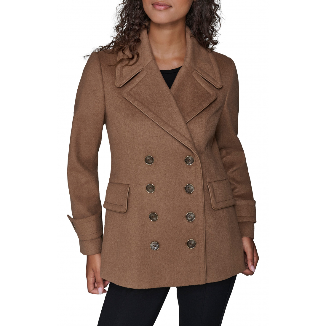 Manteau 'Piped Double Breasted' pour Femmes