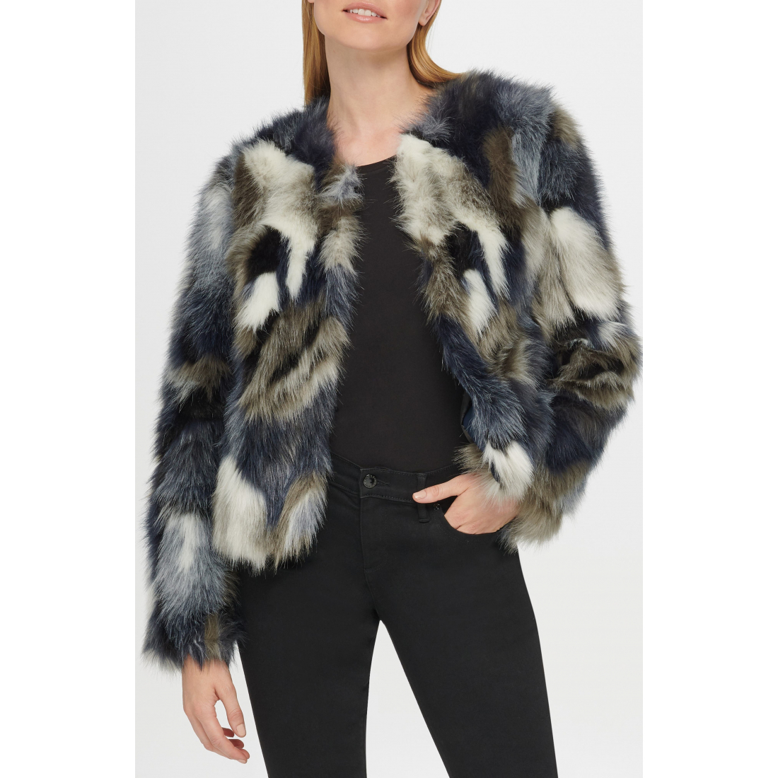 Veste 'Faux Fur Shag' pour Femmes