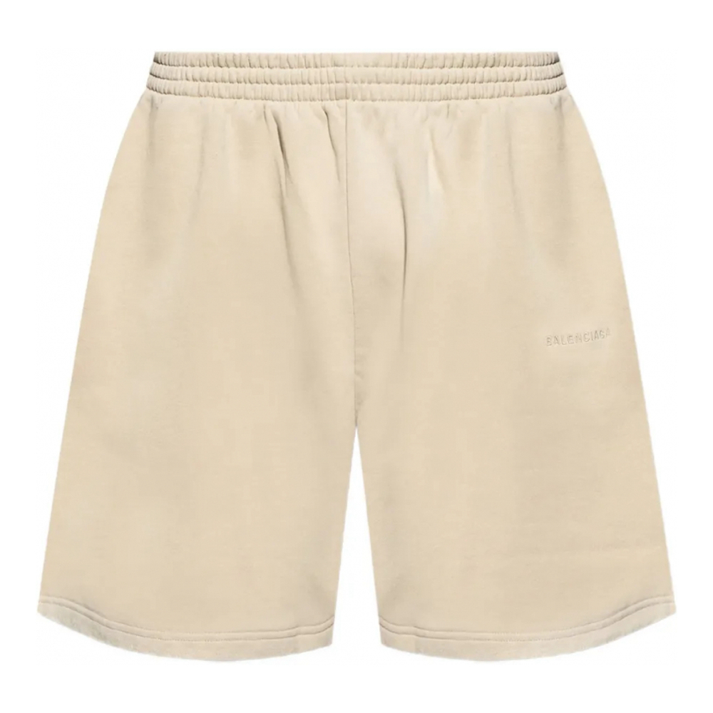 Bermuda 'Logo-Embroidered' pour Hommes