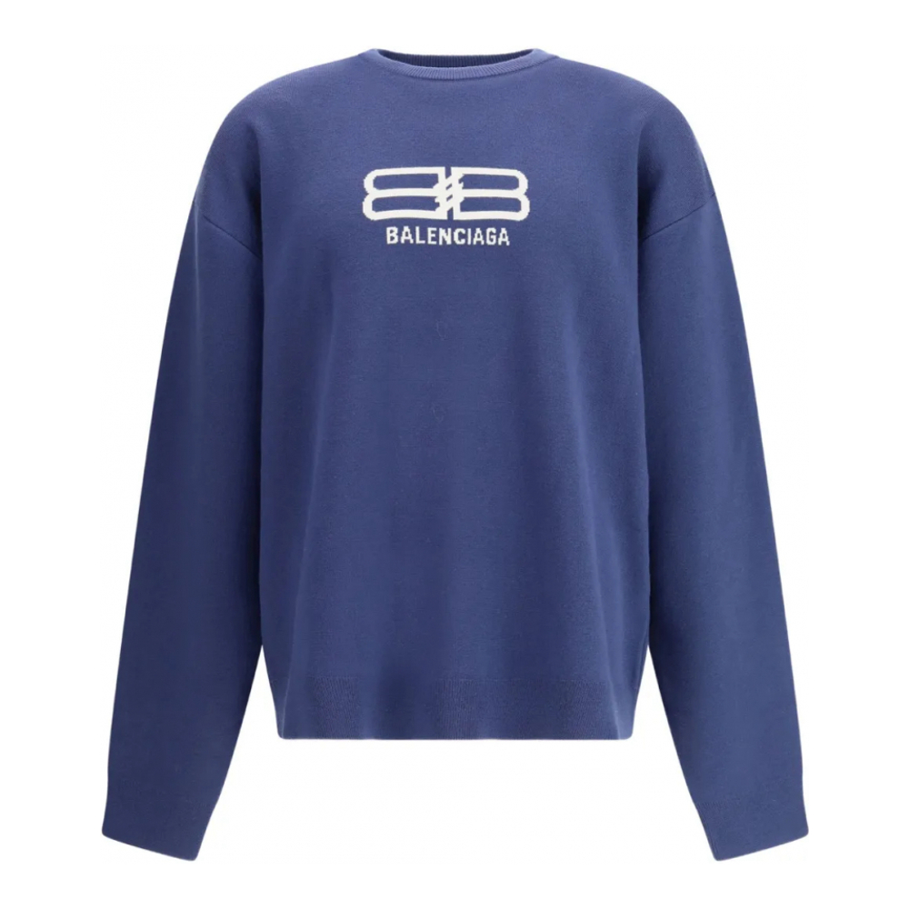 Pull 'Logo-Print Crewneck' pour Hommes