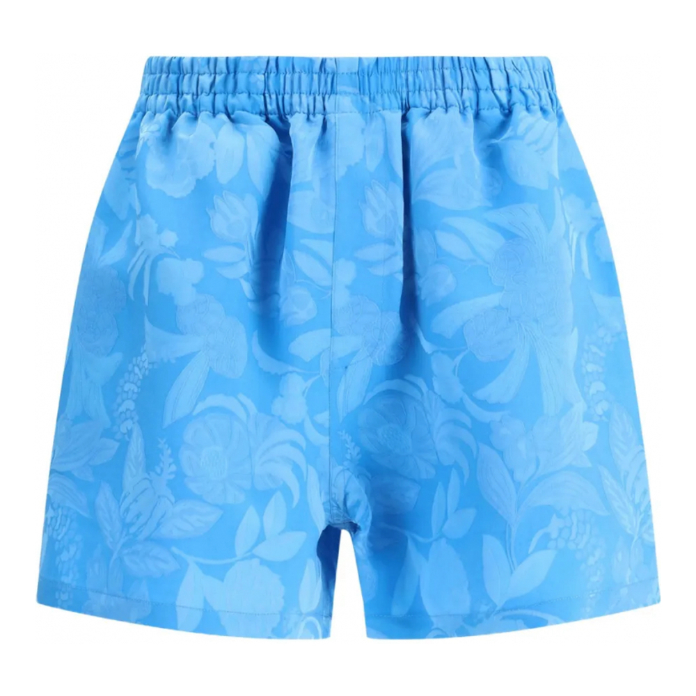 Short 'Floral-Print Elastic-Waist' pour Femmes