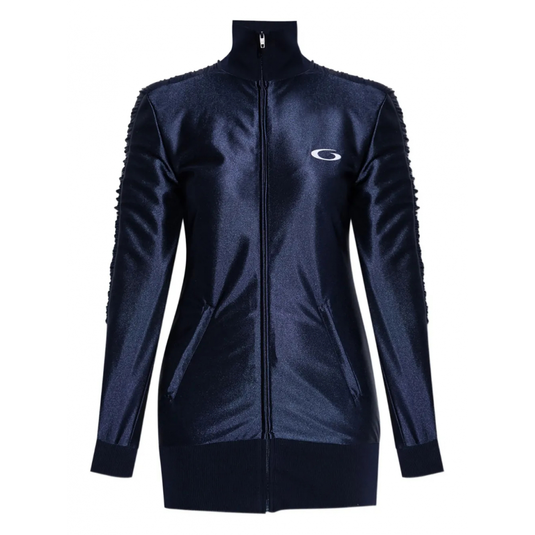 Women's 'Ruched-Detail Zip-Up' Mini Dress