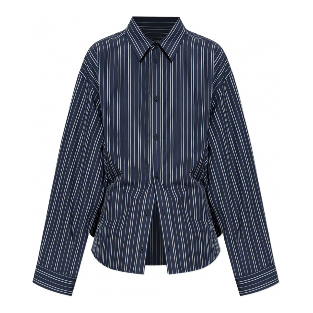 Chemise 'Striped Button-Up' pour Femmes