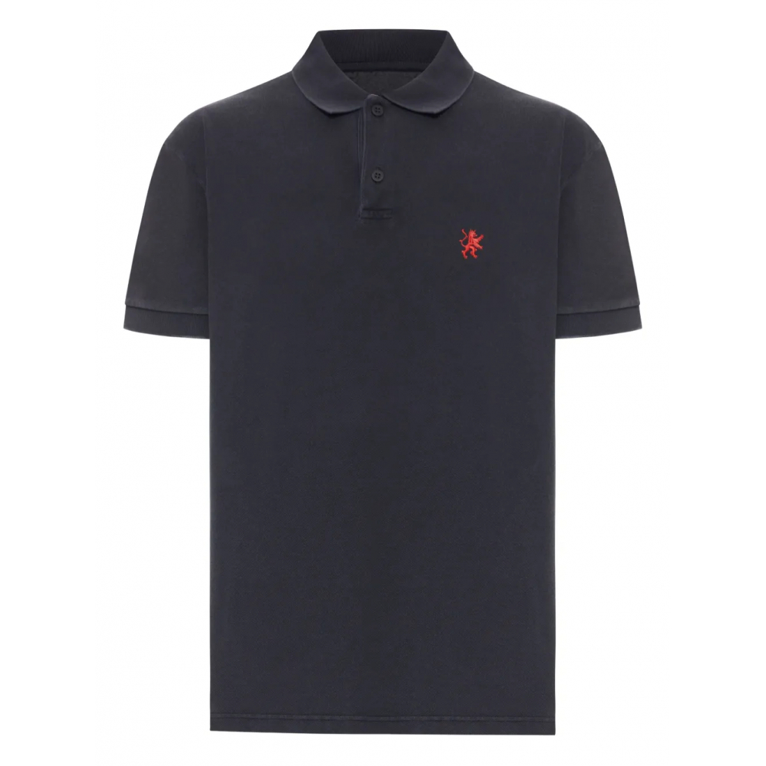 Polo 'Lion-Embroidered' pour Hommes