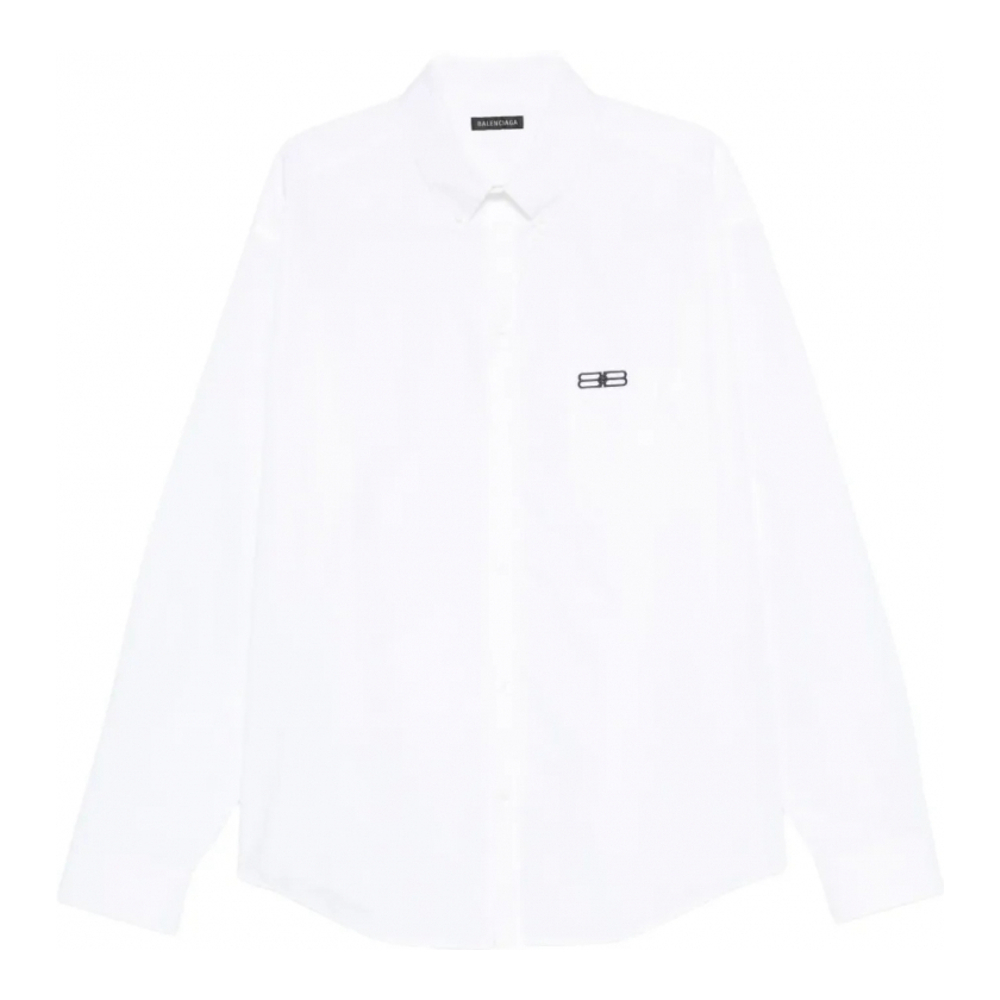 Chemise 'Logo-Embroidered' pour Hommes