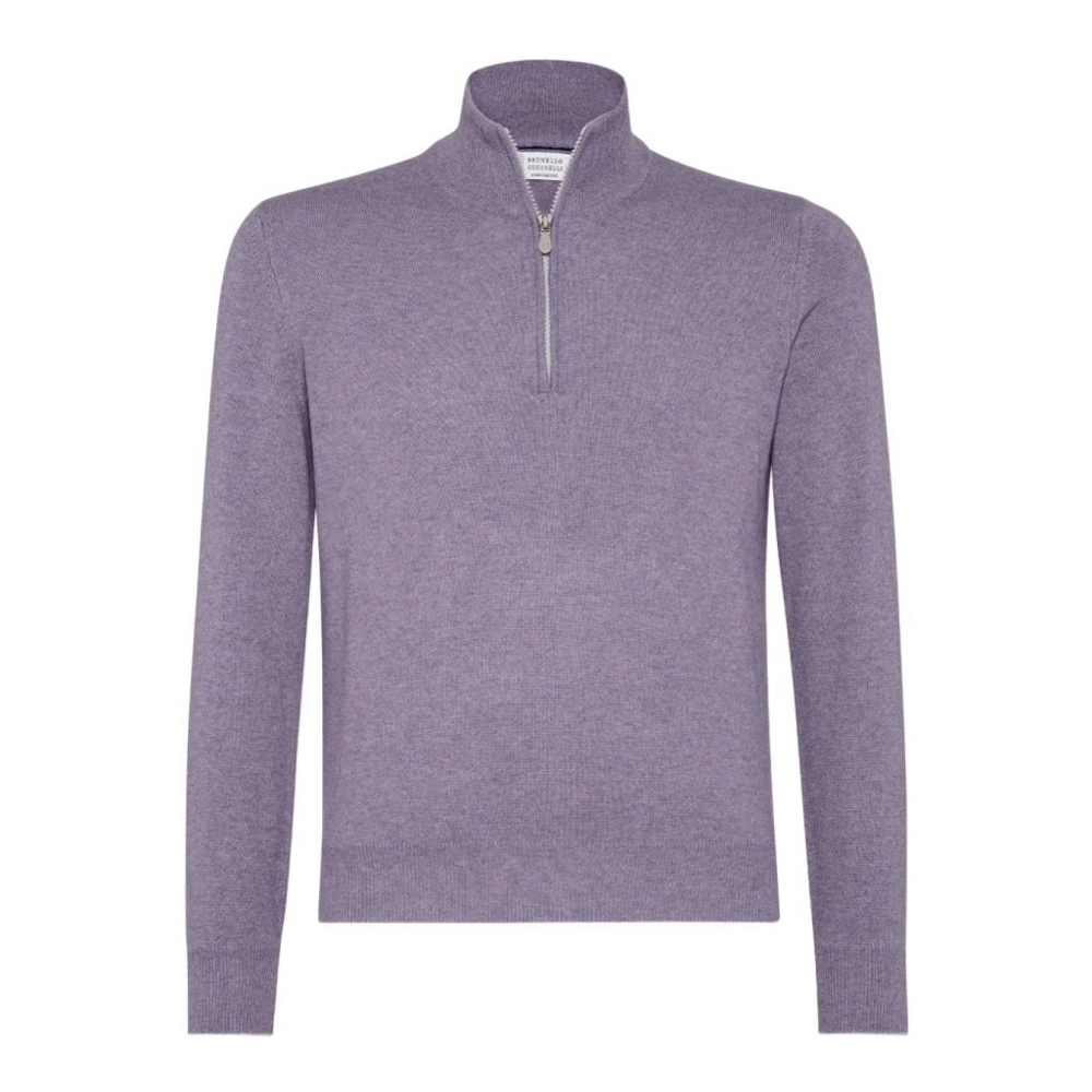 Pull en cachemire 'Half-Zip' pour Hommes