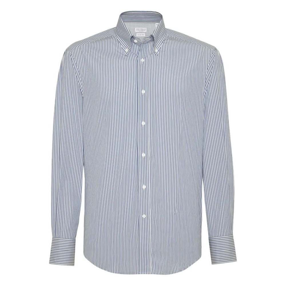 Chemise 'Striped Poplin' pour Hommes