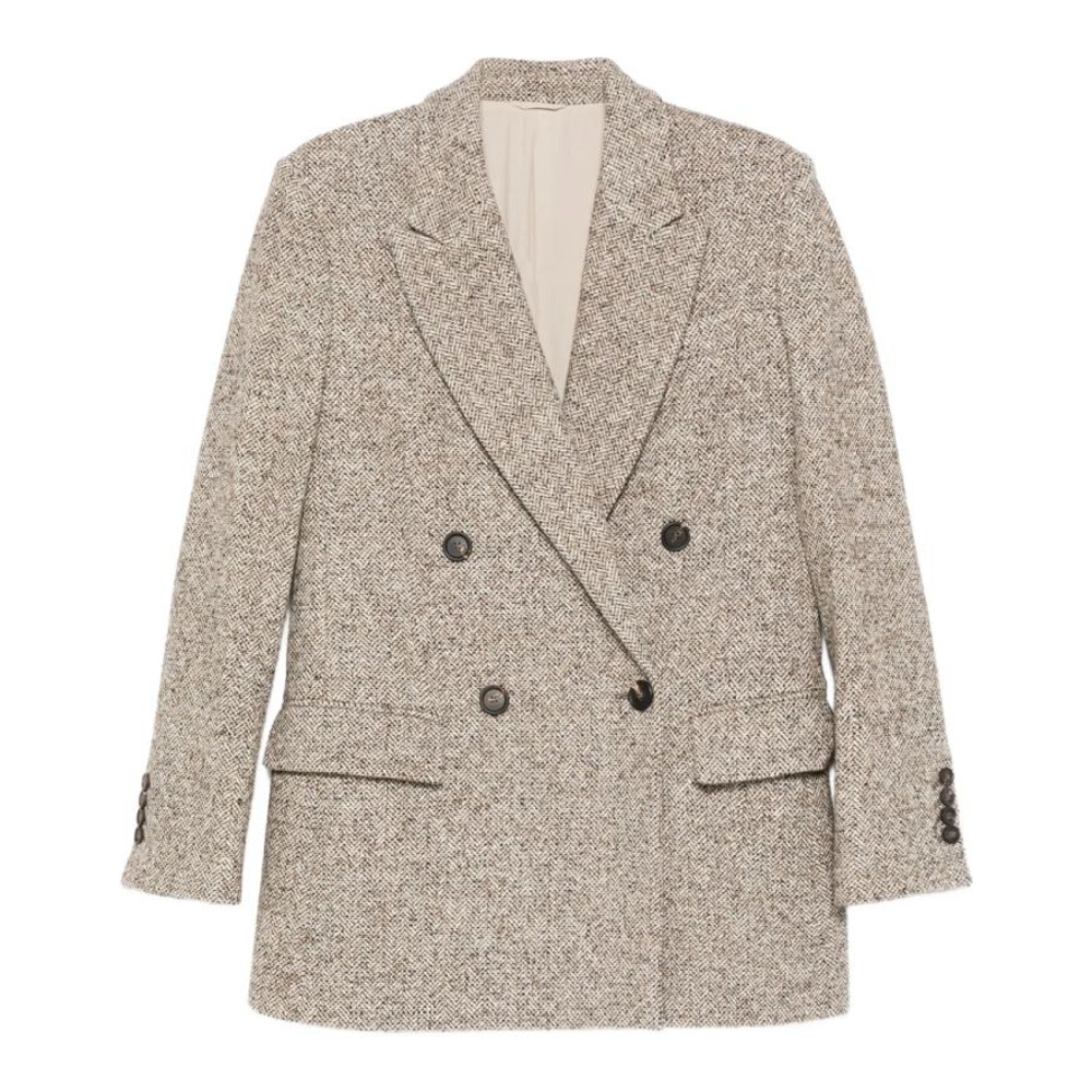 Veste 'Double-Breasted Tweed' pour Femmes