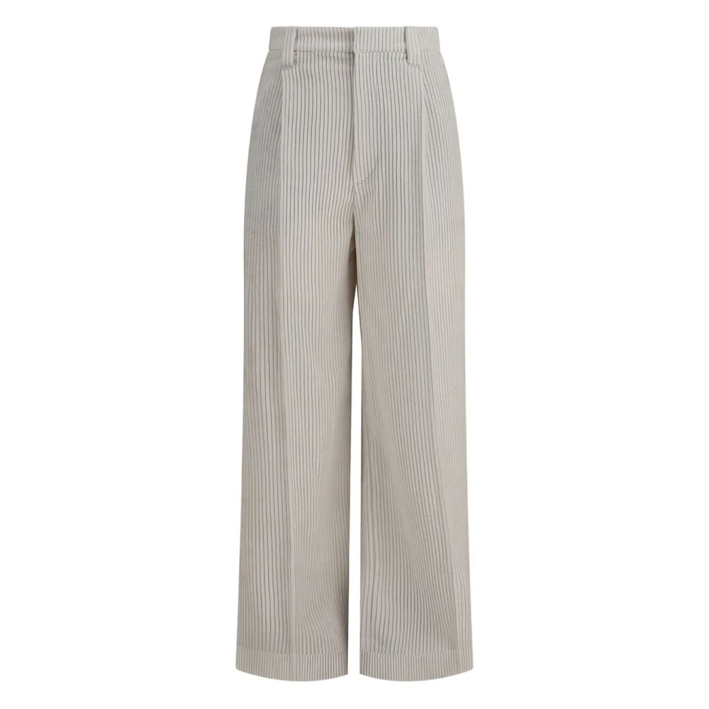 Pantalon 'Corduroy Wide-Leg' pour Femmes