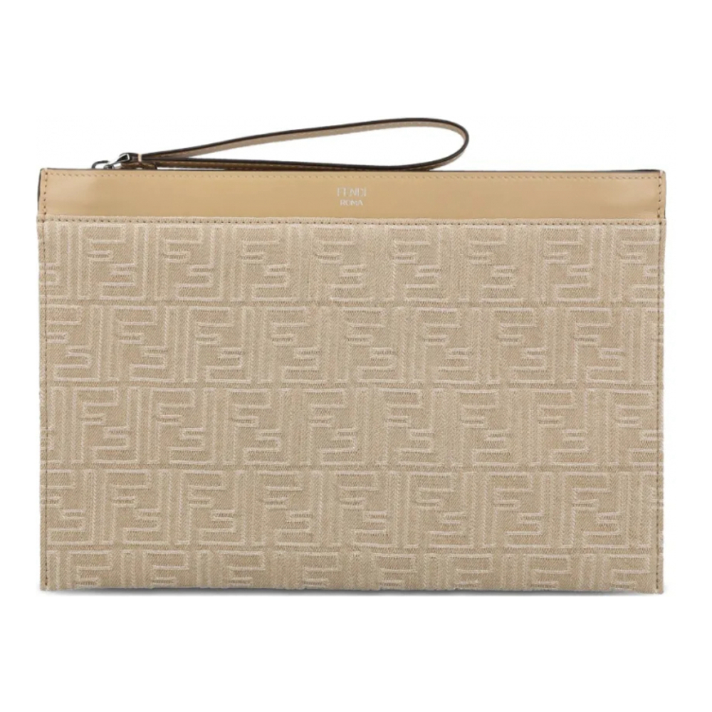 Men's 'Medium Ff-Jacquard' Clutch Bag