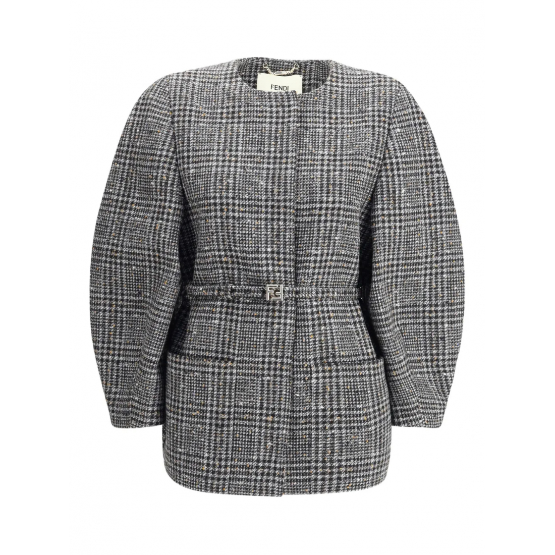 Manteau à ceinture 'Check' pour Femmes