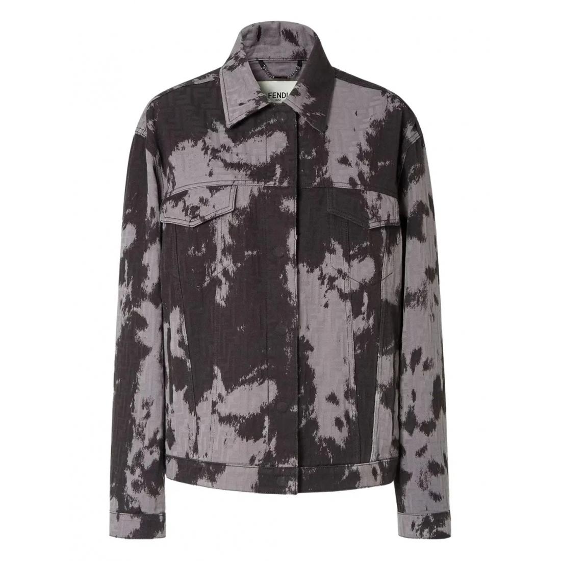 Women's 'Ff Motif Flap Pocket' Overshirt