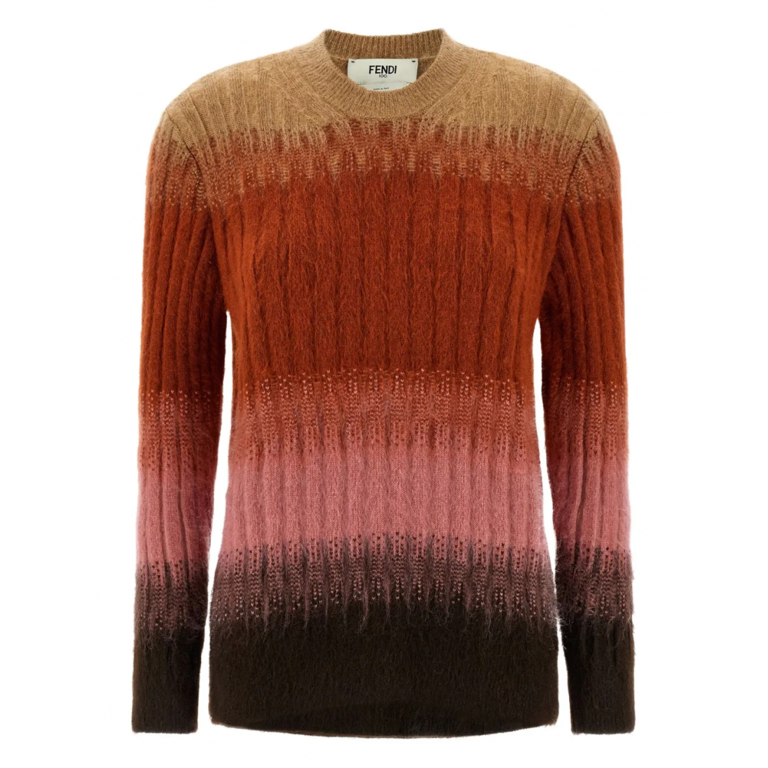 Pull 'Ribbed Logo-Embroidered Knit' pour Femmes