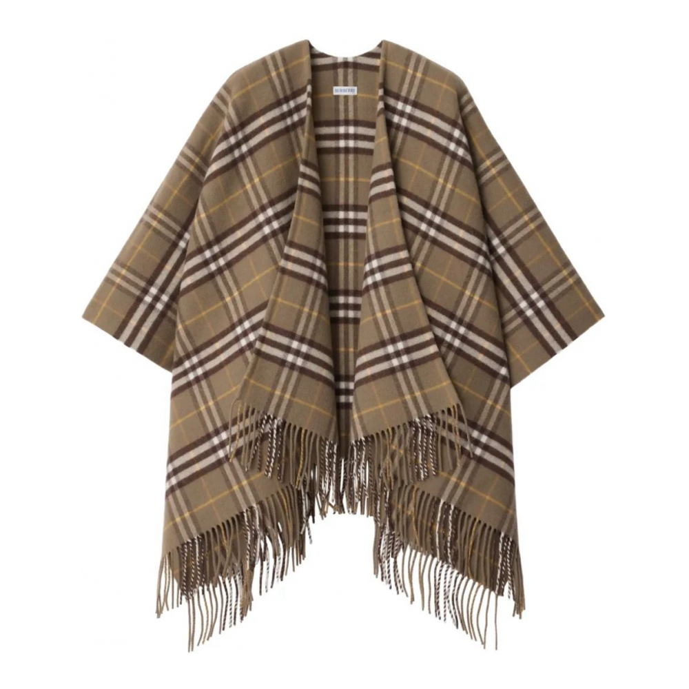 Women's 'Checked' Cape