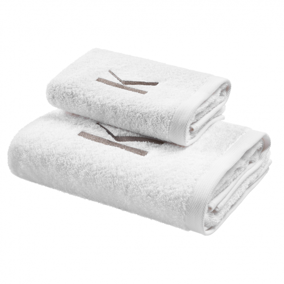 Monogram Hand And Guest Terry Towels Set, K
