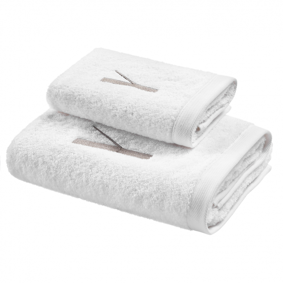 Monogram Hand And Guest Terry Towels Set, Y