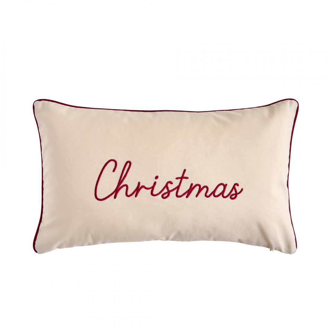 Christmas Decorative Cushion 30x50 cm, Ivory