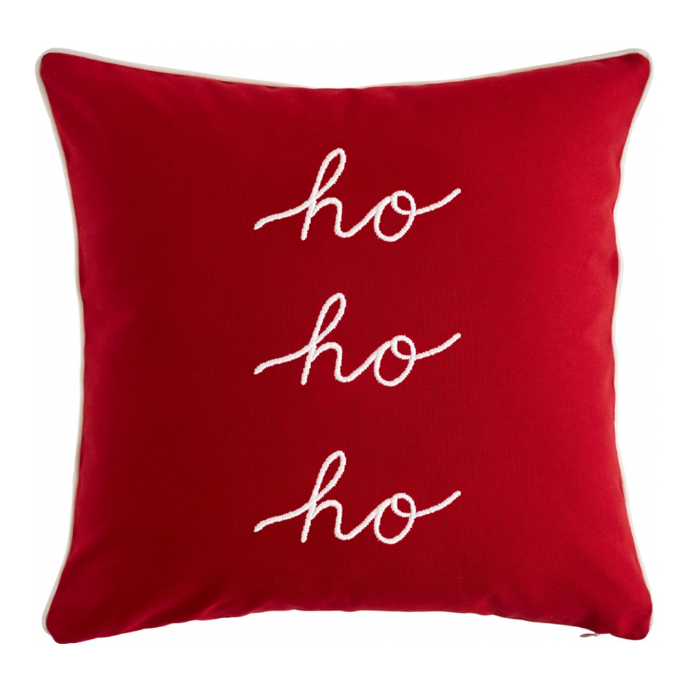 Ho Ho Ho Decorative Cushion 45x45 cm, Cherry