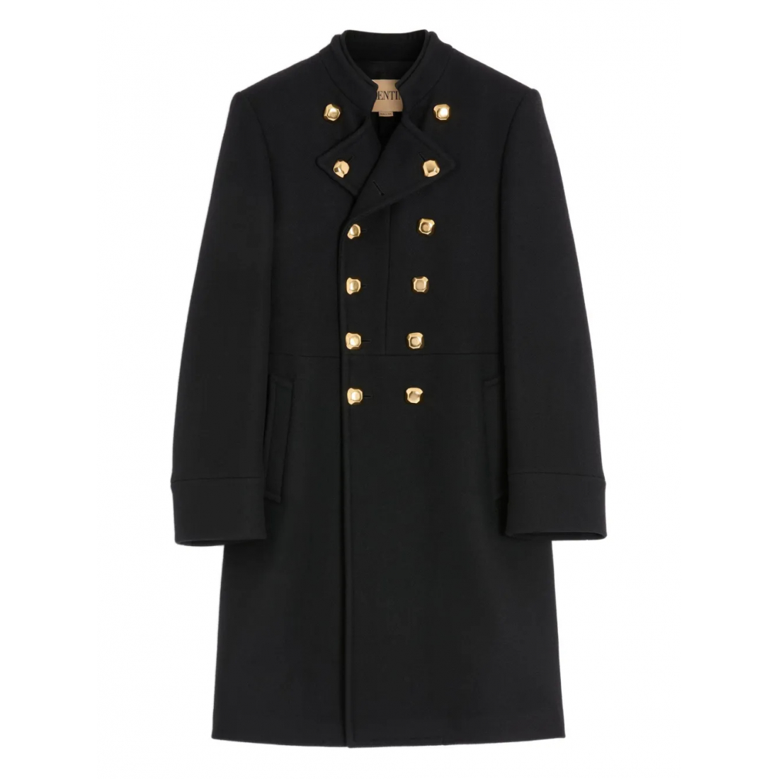 Manteau 'Mandarin-Collar Double-Breasted' pour Hommes