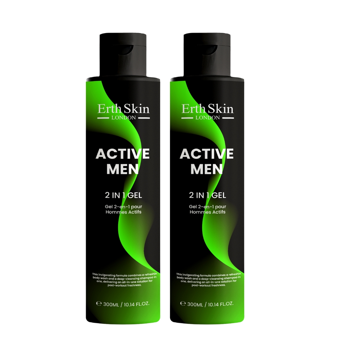'Active Men 2 In 1 Gel Duo' Body Care Set - 300 ml, 2 Pieces