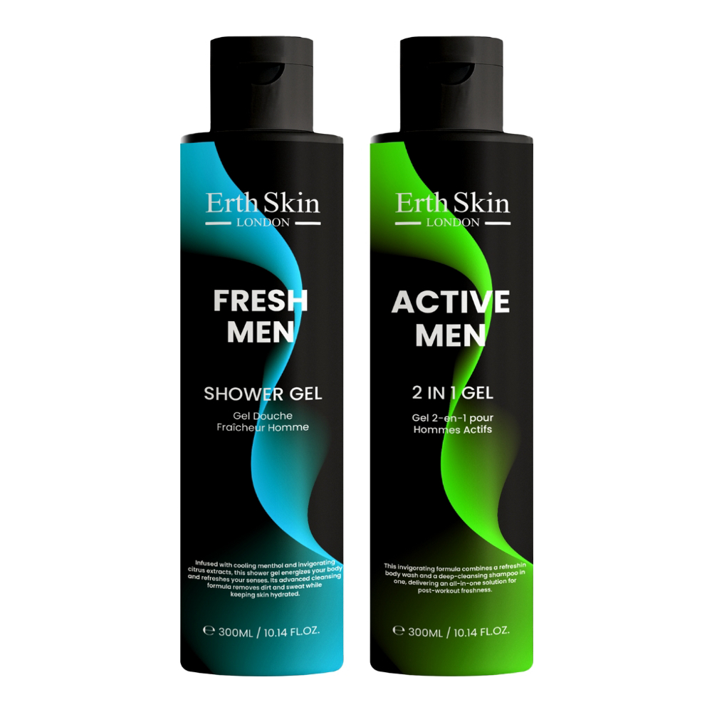 Set de soins pour hommes 'Fresh Men Duo' - 300 ml, 2 Pièces