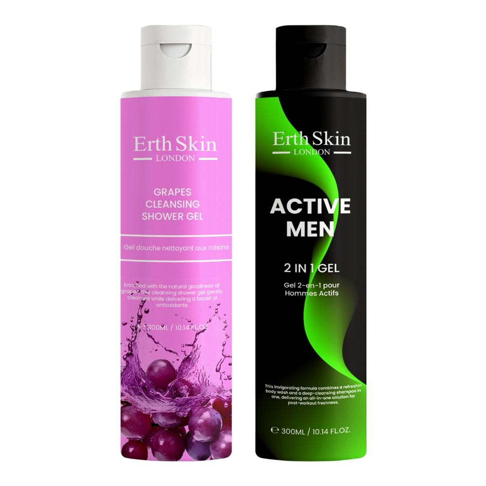 Set de soins pour hommes 'Active Men Duo' - 300 ml, 2 Pièces