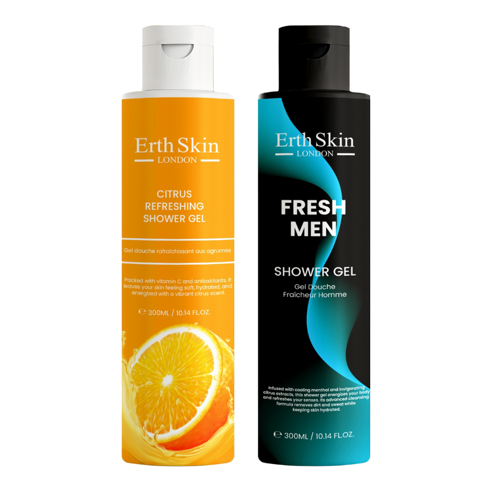 Set de soins pour hommes 'Fresh Citrus Duo' - 300 ml, 2 Pièces