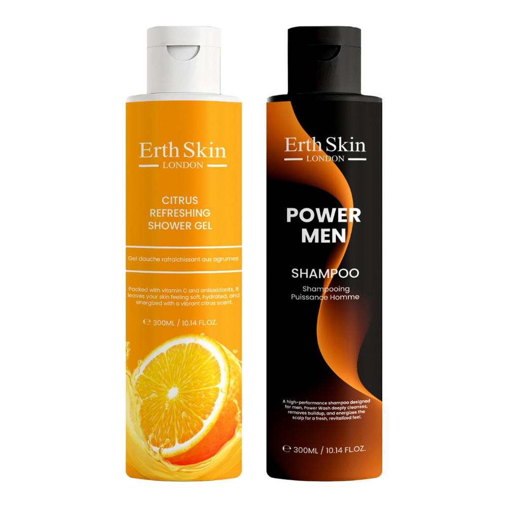 Set de soins pour hommes 'Power & Citrus Duo' - 300 ml, 2 Pièces
