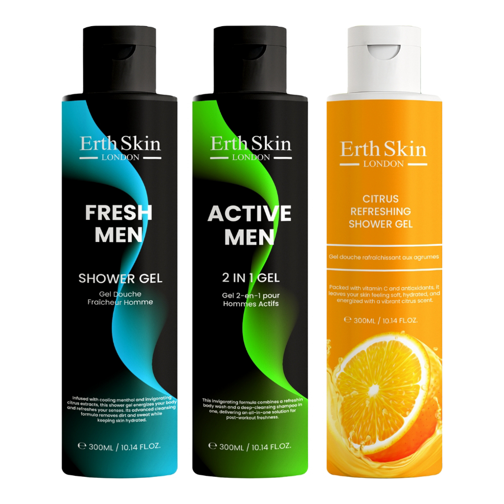 Set de soins pour hommes 'Energy Trio' - 300 ml, 3 Pièces