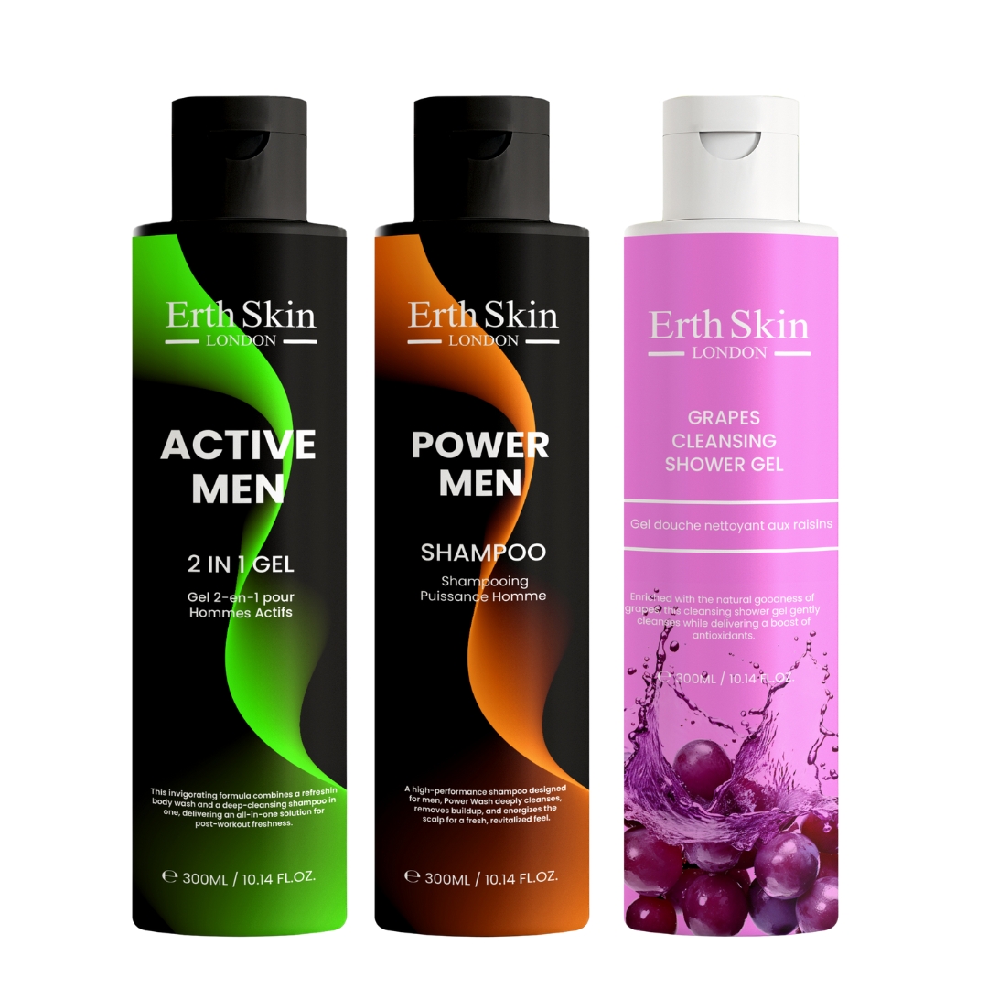 Set de soins pour hommes 'Power Fresh Trio' - 300 ml, 3 Pièces