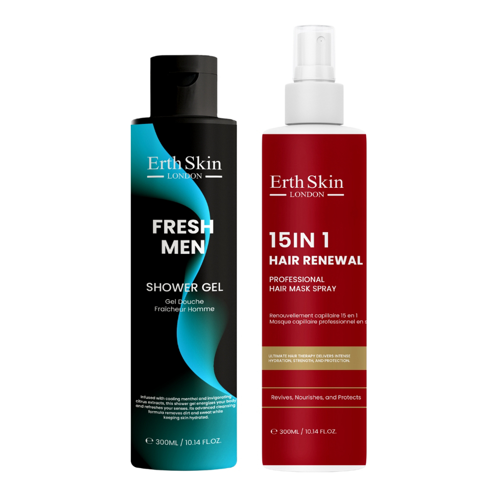 Set de soins pour hommes 'Fresh Hair Duo' - 300 ml, 2 Pièces