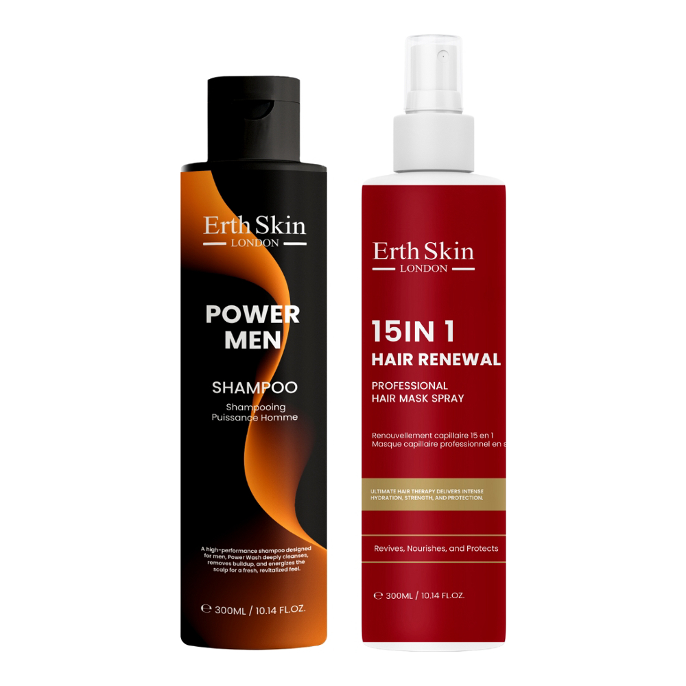 Set de soins pour hommes 'Power Hair Duo' - 300 ml, 2 Pièces
