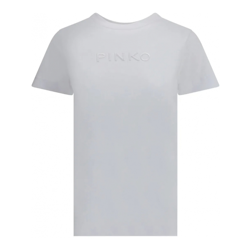 T-shirt 'Logo-Embroidered' pour Femmes
