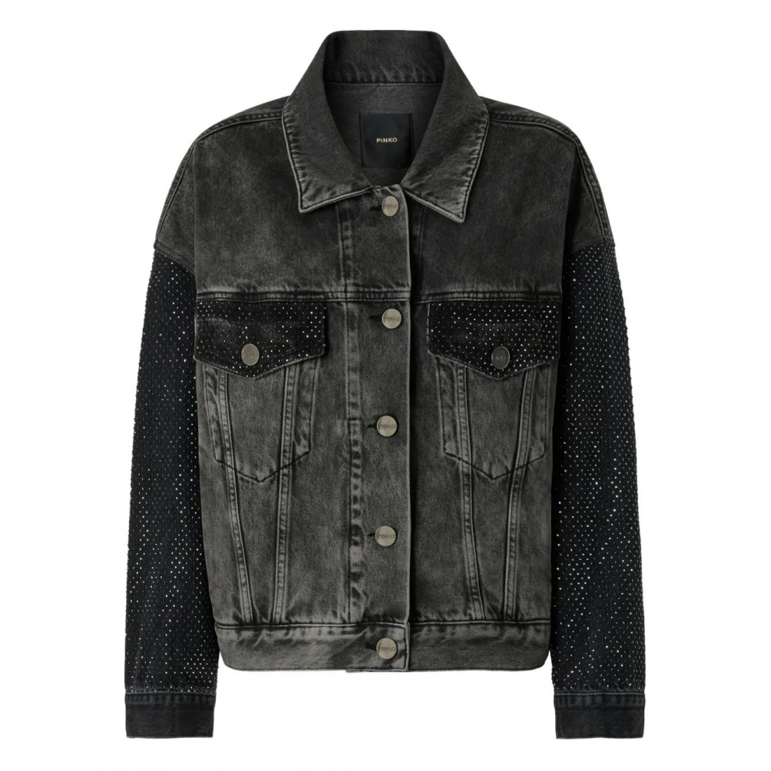 Veste en jeans 'Stonewashed Embellished' pour Femmes