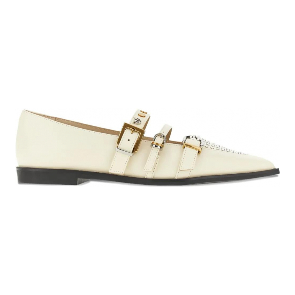 Women's 'Buckle-Embellished Pointed' Ballerinas