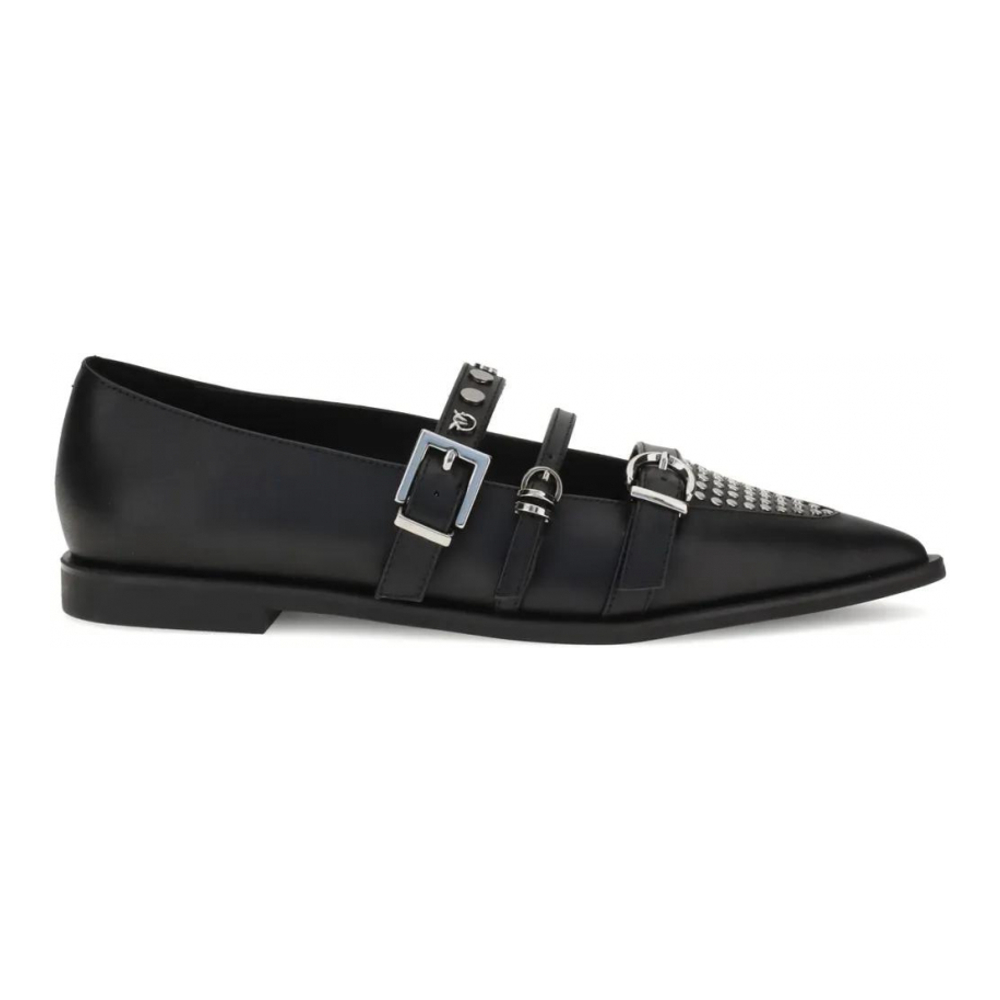 Women's 'Pointed-Toe Buckle' Ballerinas