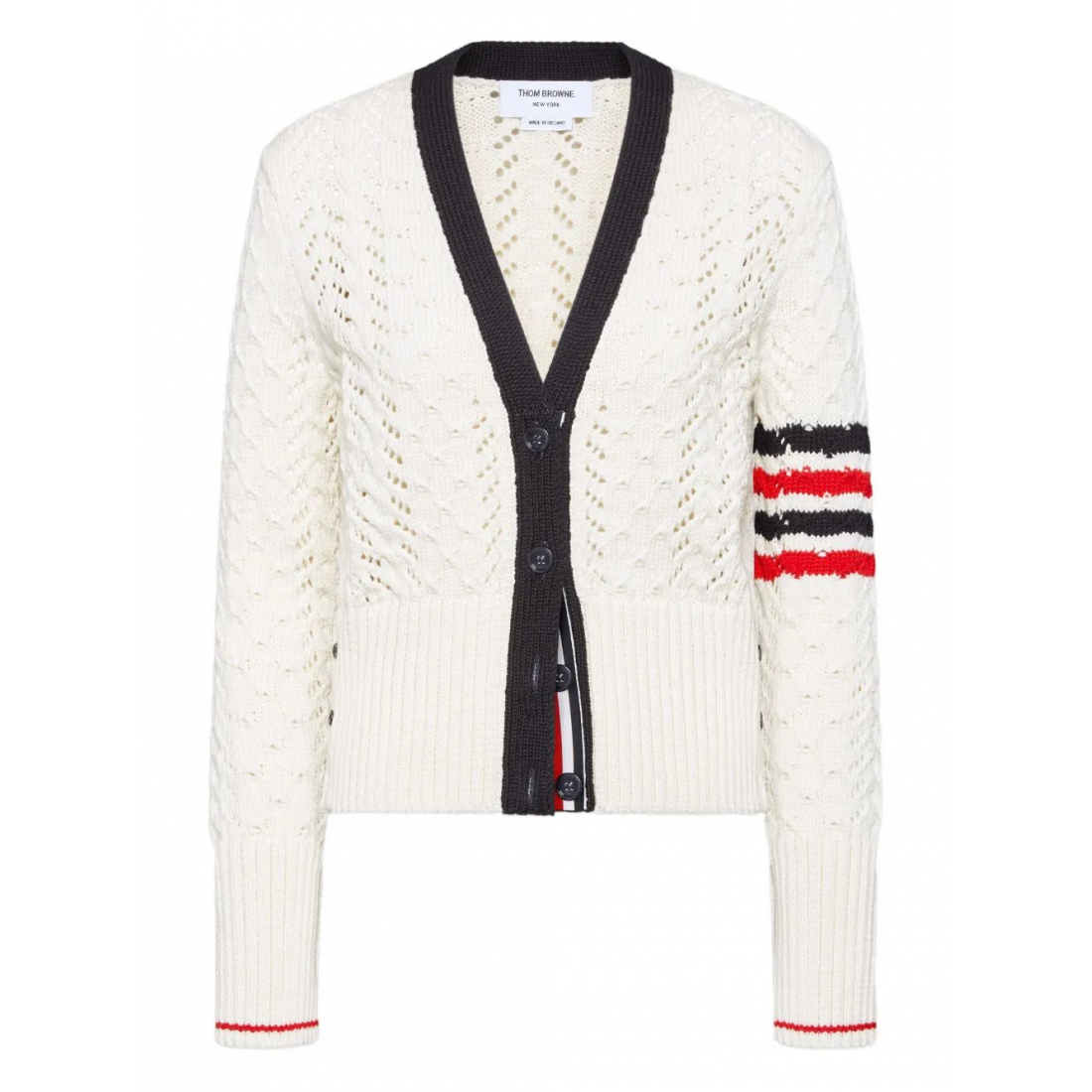 Cardigan 'Cable Pointelle-Stitch 4-Bar' pour Femmes