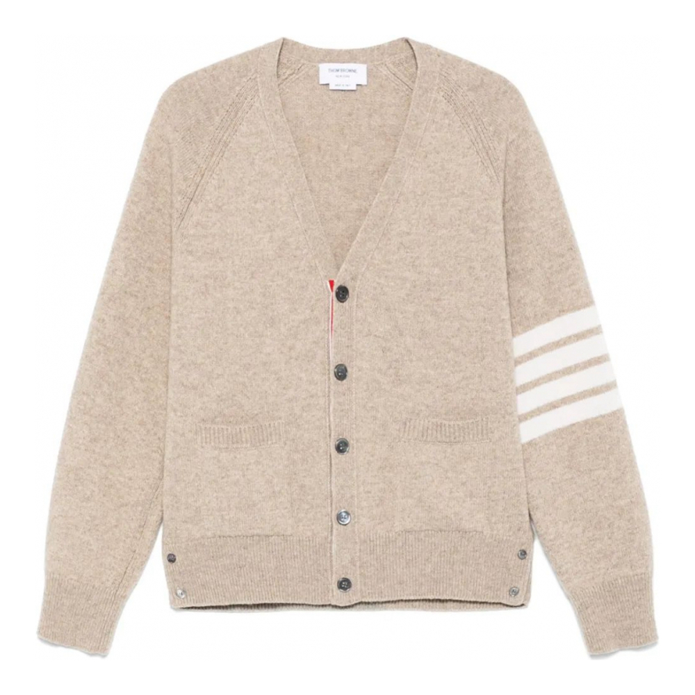 Cardigan '4-Bar Shetland' pour Hommes