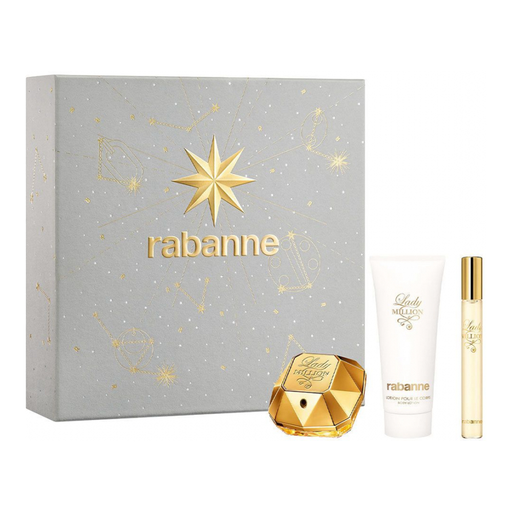 Coffret de parfum 'Lady Million' - 3 Pièces
