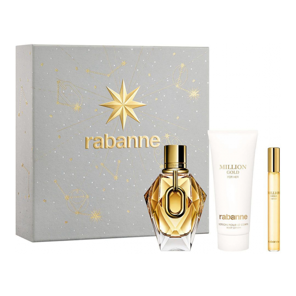Coffret de parfum 'Million Gold' - 3 Pièces