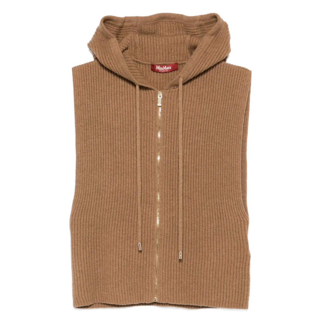 Gilet 'Hooded Zip-Front' pour Femmes