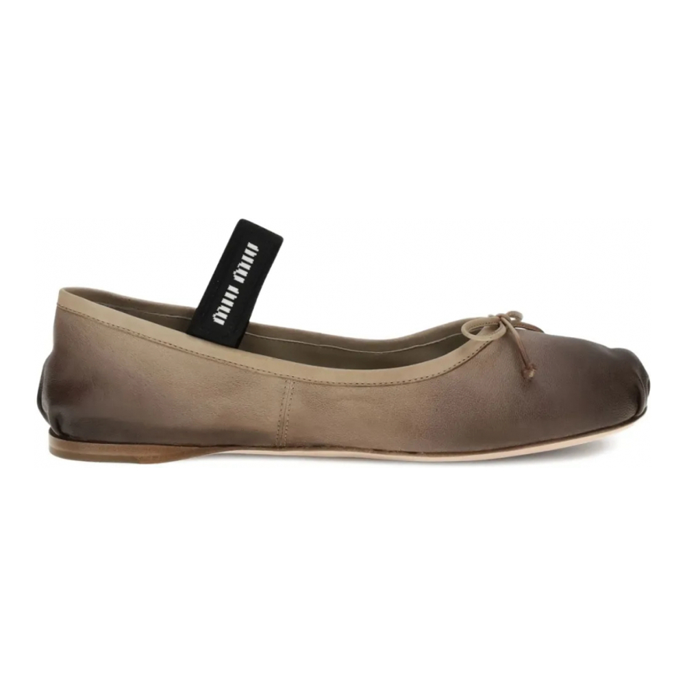 Women's 'Logo-Strap' Ballerinas