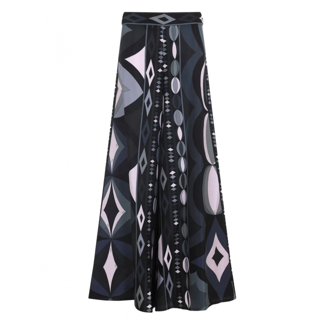 Pantalon Palazzo 'Geometric-Print' pour Femmes